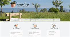 Desktop Screenshot of corsier.ch