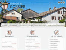 Tablet Screenshot of corsier.ch